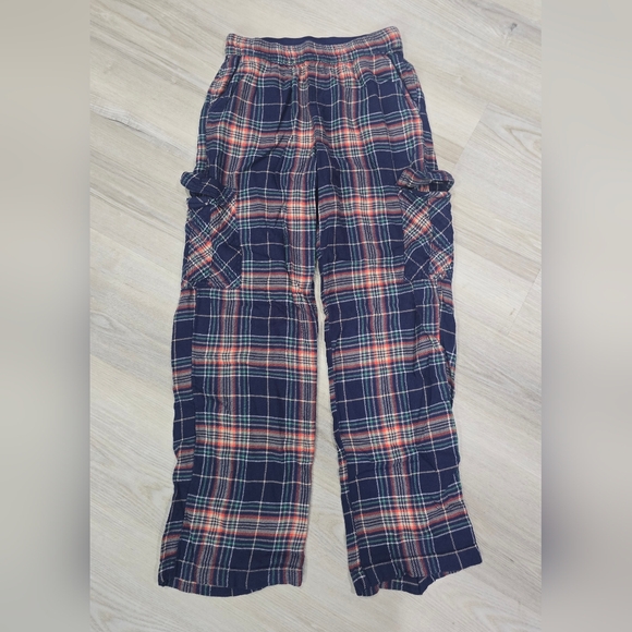 aerie Other - Aerie Flannel Plaid Cargo Skater Pajama Pants Oversized XXS